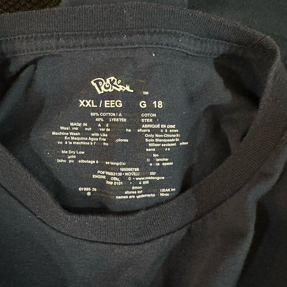 MAD Engine Gray and Yellow Pikachu Graphic Tee - Picture 3 of 3